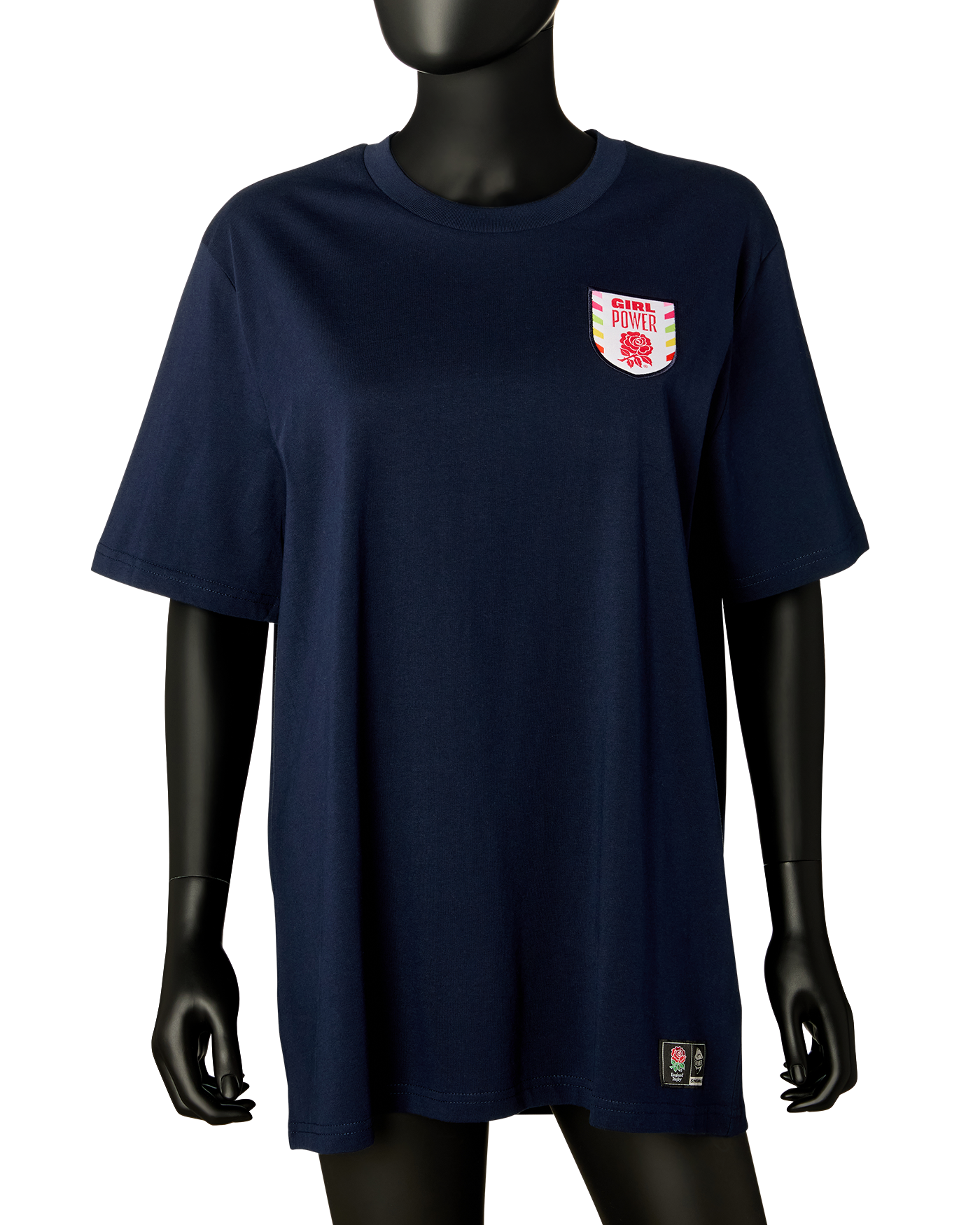 Spice Girls - Red Roses x Spice Girls Standard Fit Navy T-Shirt