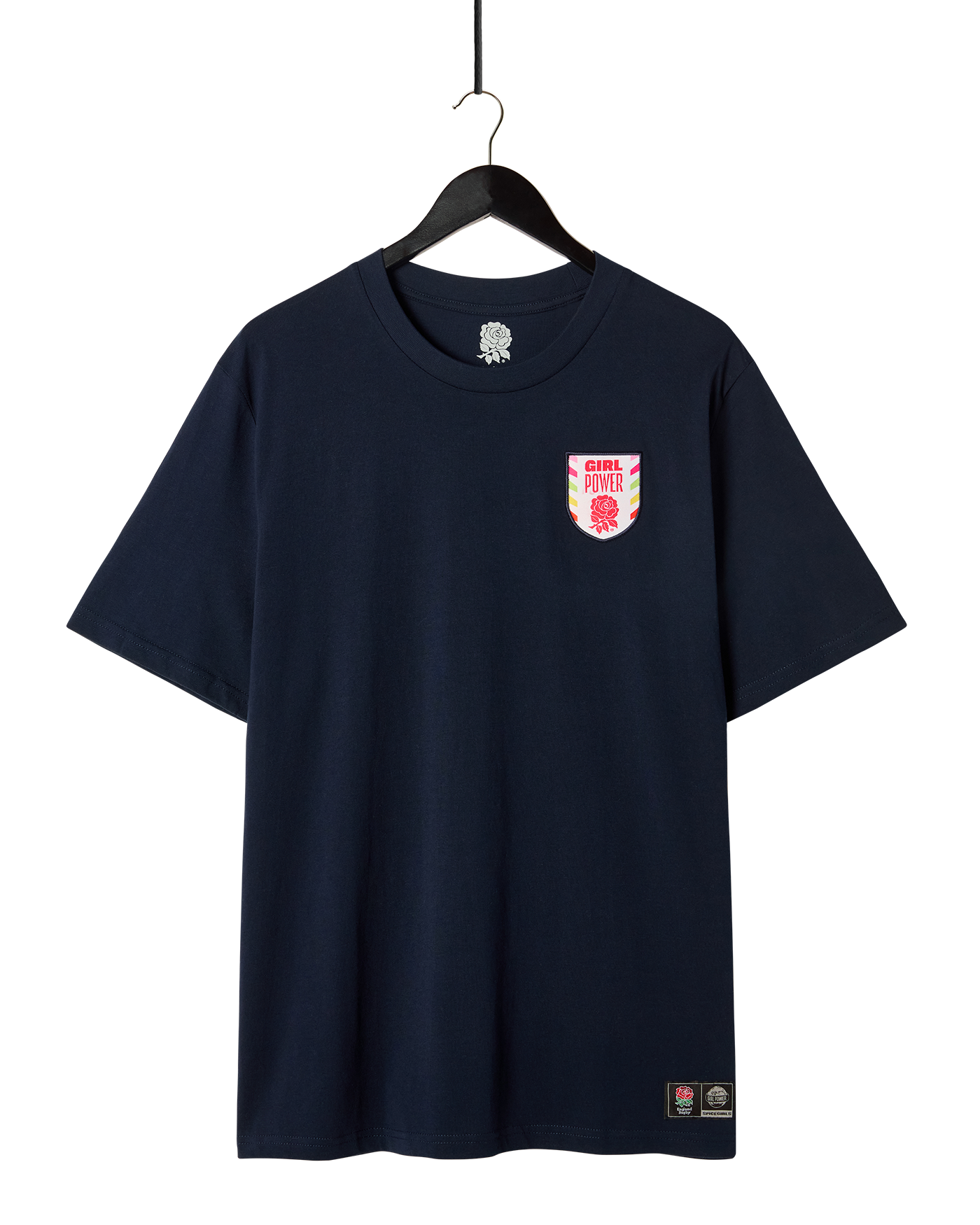 Spice Girls - Red Roses x Spice Girls Standard Fit Navy T-Shirt
