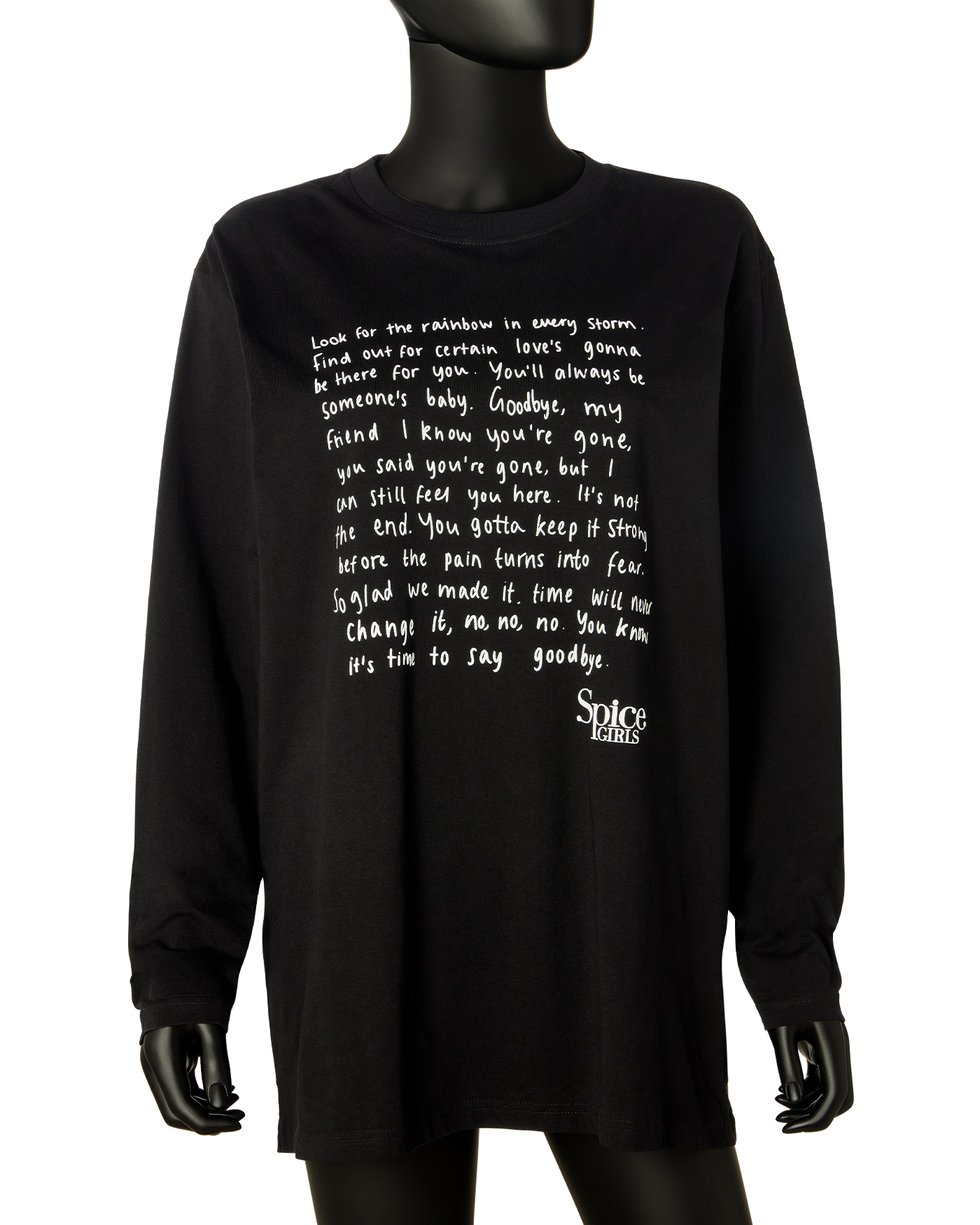 Spice Girls - Spice Girls Goodbye Lyric Longsleeve T-Shirt
