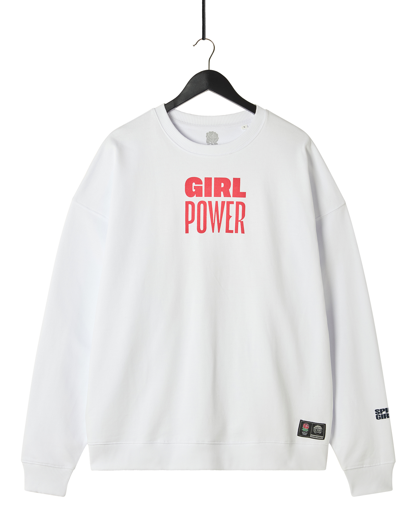 Spice Girls - Red Roses x Spice Girls Crew White Sweatshirt