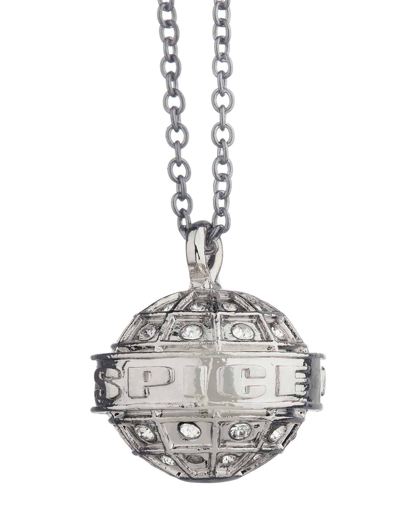 Spice Girls - Silver Spice Girls Globe Necklace
