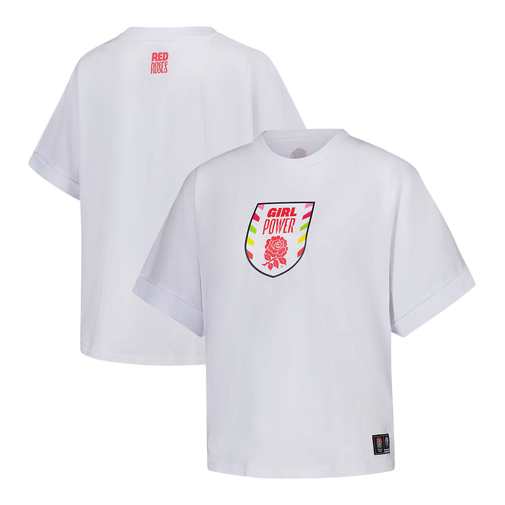 Spice Girls - Red Roses x Spice Girls Oversized White T-Shirt