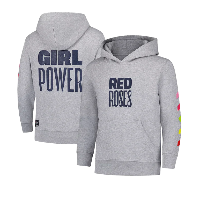Spice Girls - Red Roses x Spice Girls Heavyweight Grey Hoodie - Junior