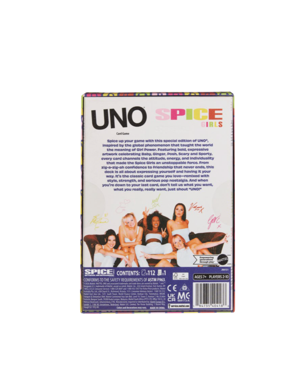 Spice Girls - UNO Canvas Spice Girls Card Game