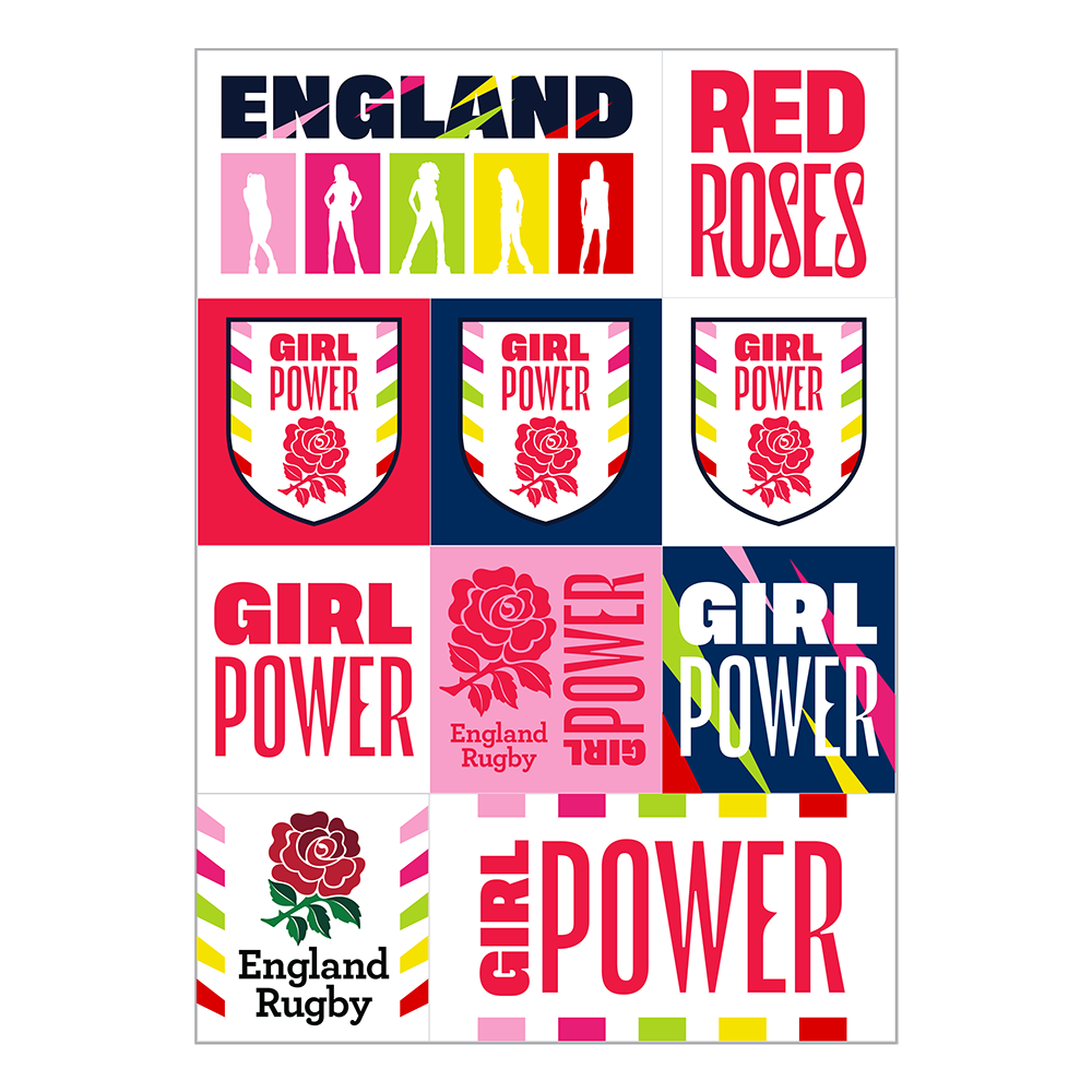 Spice Girls - Red Roses x Spice Girls Sticker Pack