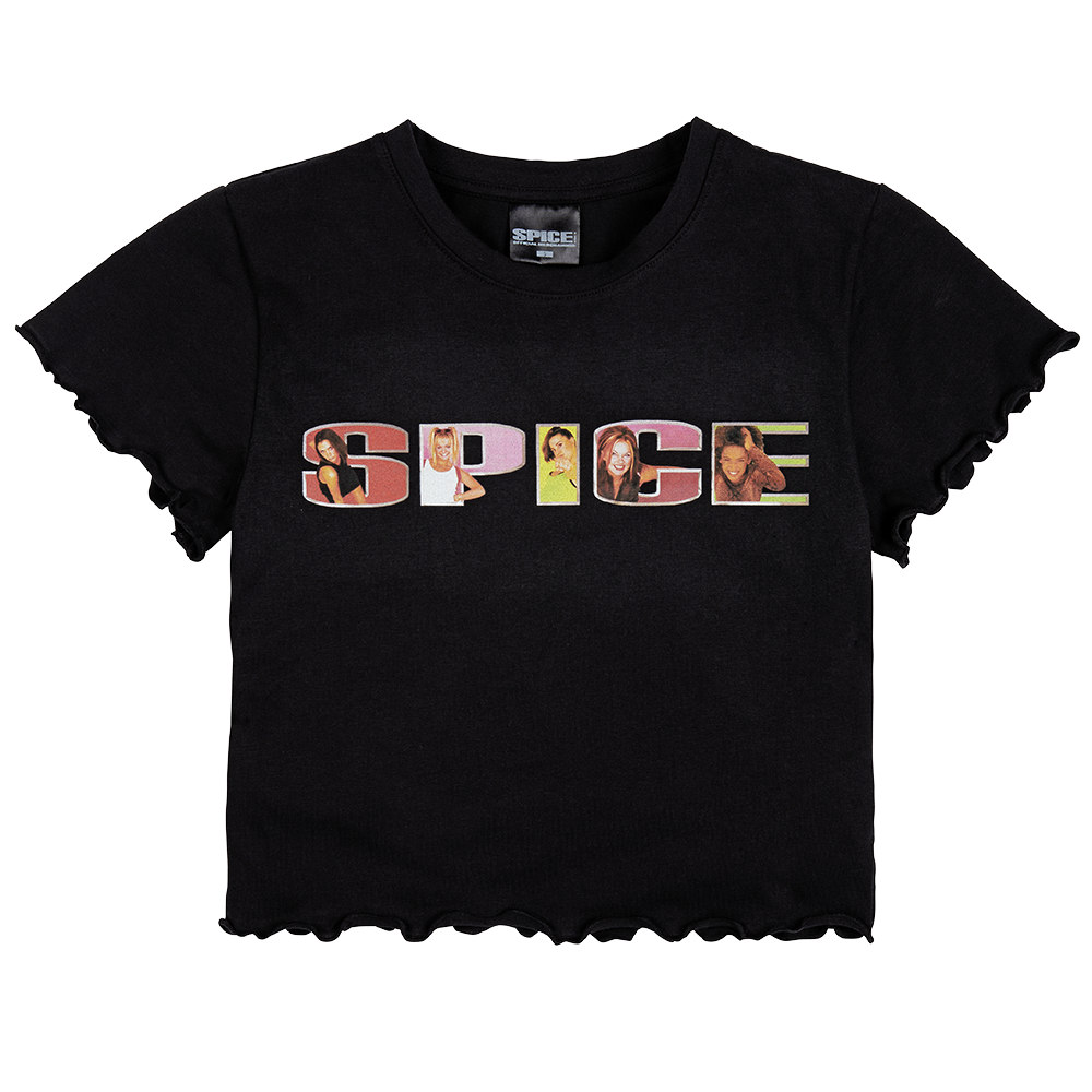 Spice Girls - SPICE Album Lettuce Hem Crop