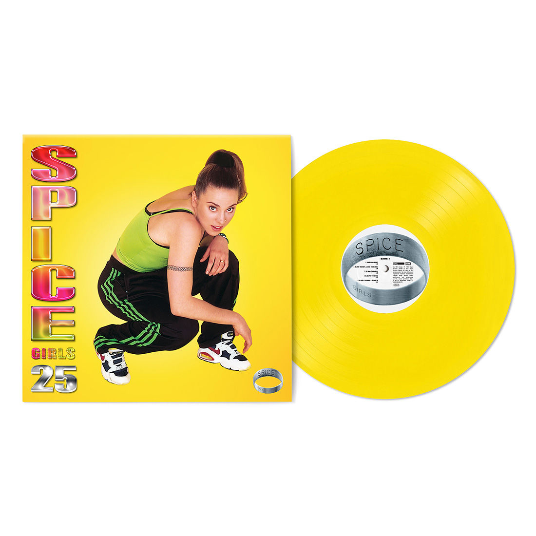 Spice Girls - Spice - 25th Anniversary: (‘Sporty’ Yellow Coloured) Vinyl LP