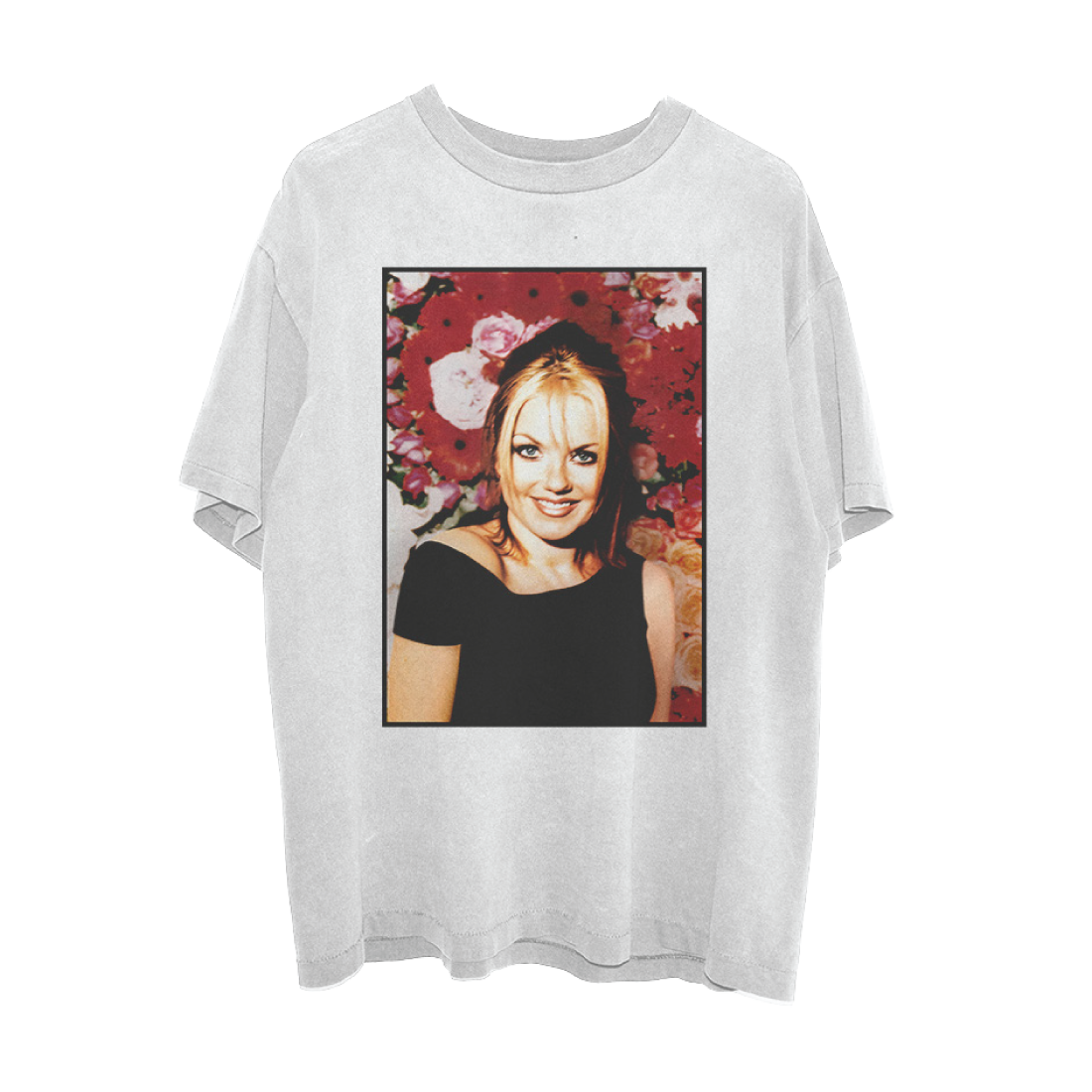 Spice Girls - Geri Floral Photo T-shirt